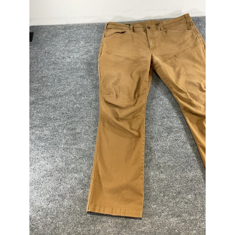 Orvis Men's 40x32 Brown 5 Pocket Pants Stretch Casual Outdoor Straight Fit